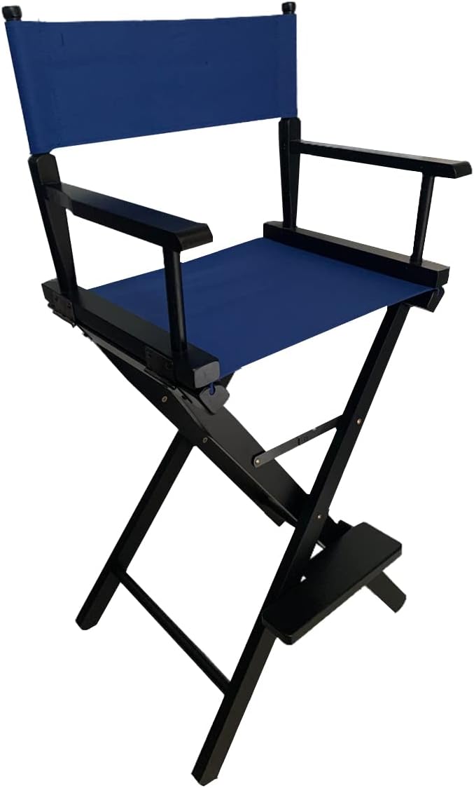 TBACW 2 Set (4pcs) 18''L X 15''W Directors Chair Canvas Replacement Covers Kit for Directors Chairs,Movie Chair Replacement Canvas Seat and Back Oxford Cloth Cover (Blue) - Image 5
